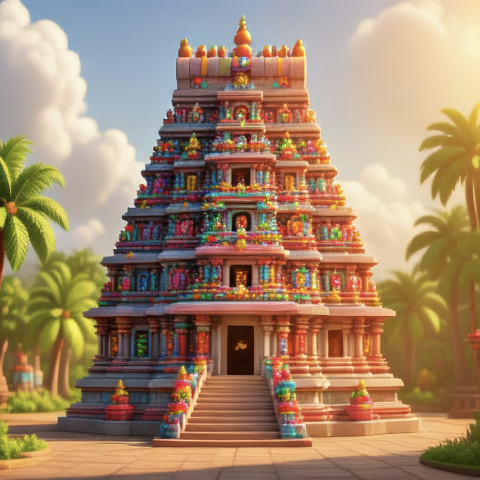 Temple gopuram